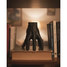 3D Siyah El Tasarım Dekor 27X22 cm Büyük Boy Statement Obje - Lisinya