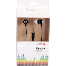  vcom siyah kulak ıçi kulaklık m-231-b