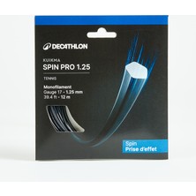 Decathlon Tenis Kordajı - Siyah - 1,25 mm - TA930 Spın