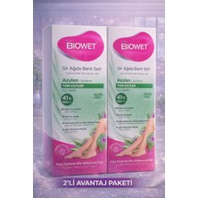 Sylar Biowet Sir Ağda Bant Seti Azulen Aloe Vera Tüm Ciltler Için 41 Parça Kolay Kullanım 2 Paket