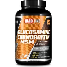 Hardline Nutrition Hardline Glucosamine Chondroitin Msm 120 Tablet Glukozamin