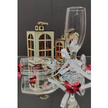 KirLinova Gelin Damat Figürlü 2’li Kadeh