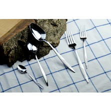 Gökdil Salkım 60 Parça 12 Kişilik Çelik & Kutulu Çatal & Kaşık Takımı