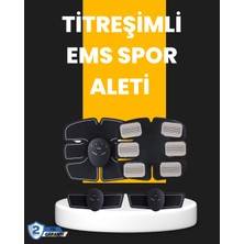 Titreşimli Ems Spor ve Fitness Cihazı Karın Kası Kol Bacak 2025 Model - Lisinya