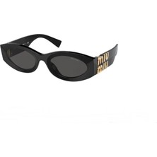 Miu Miu MU11WS 1AB-5S0 54 Kadın Güneş Gözlüğü UV 400 Koruma ile Geometrik Asetat Çerçeve