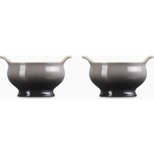 Le Creuset 2’li Çorba Kasesi Seti Lüks Tasarım Fırına Uygun