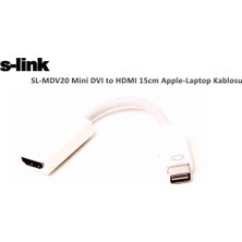 S-Link Mini Dvı To Hdmı 15Cm Apple Laptop Kablosu Sl-Mdv20
