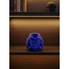 Dekoratif Lacivert Hoodie Kalemlik 10X10 cm - Lisinya