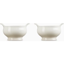 Le Creuset 2’li Çorba Kasesi Seti Lüks Tasarım Fırına Uygun