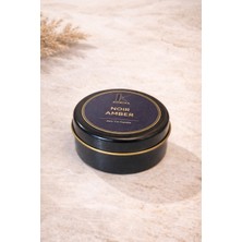 Korıxa Noir Amber Amber Kokulu Mini Mum – Metal Kutulu Premium Kokulu Mum