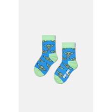 Happy Socks - Çocuk Star Wars Grogu Desenli Çorap