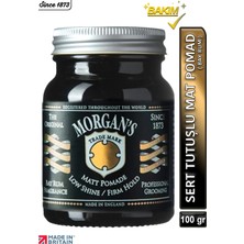 Morgan's Pomade Morgan's Bay Rum Matt Pomade - Sert Tutuşlu Mat Pomad ( Black New Label) 100GR