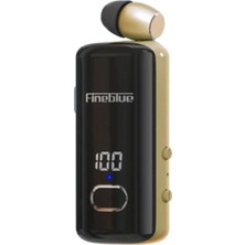 Sylar F580 Dijital Göstergeli Makaralı Titreşimli Bluetooth Kulaklık Gold