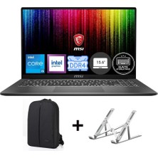 MSI Msı Modern 15 F13MG-869XTR Intel Core I5 1334U 24GB 512GB SSD Windows 11 Pro 15.6" Fhd Taşınabilir Bilgisayar + Çanta ve Stand