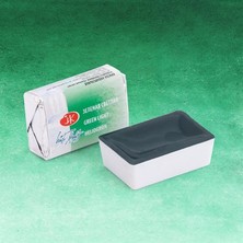 St. Petersburg Tekli Tablet Suluboya Yeşil Işık Renkli Yüksek Kalite Pigment ile Amatör ve Profesyonel Kullanım