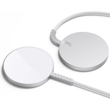 Esr Şarj Cihazı Magsafe 15W Mini Halolock - Gümüş Gri