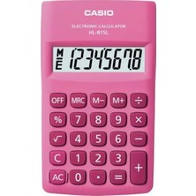 Casio 8 Hane Pembe Cep Tipi Hesap Makinesi HL-815L-PK