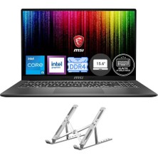 MSI Msı Modern 15 F13MG-869XTR Intel Core I5 1334U 24GB 512GB SSD Windows 11 Pro 15.6" Fhd Taşınabilir Bilgisayar + Stand