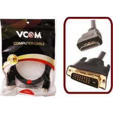  vcom 1.8mt hdmı-m to dvı 24+1 erkek gold cg-481g