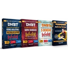2026 Dhbt Kazandıran Tafsilat Seti (Konu Soru Deneme) Mülakat Kitabı Hediye