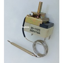 FullYedek 30 - 110 Semaver Termostat , 110 Derece Elektrikli Çay Makinesi Termostatı Otomatik