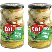 Tat Karışık Turşu 650 gr Cam x 2 Adet