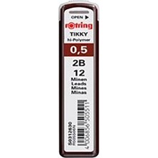 Rotring 12 Adet 0.5 2B Kurşun Kalem Ucu Yüksek Kaliteli Yazım Deneyimi