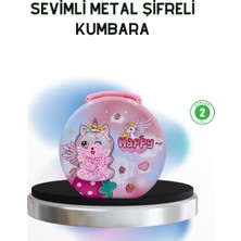 Anahtarlı Çocuk Para Kasası Eğitici ve Dekoratif Tasarım - Lisinya