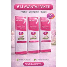 Sylar Biowet Ağda Bezi 2 Metre Spatula Hediyeli Epilasyon Bezi Dayanıklı Tüy Dökme Bezi 6 Paket