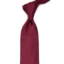 Kravatkolik Bordo Küçük Desen Mendilli Klasik Kravat KK13492