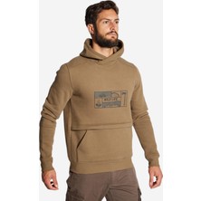 Decathlon Erkek Kapüşonlu Sweatshirt - Bej - Avcılık ve Doğa Gözlemi - 2xl