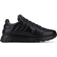 Fabi Erkek  Deri Siyah Sneakers & Spor Ayakkabı 510 FU1240BL Erk Ayk SK24-25 Nero/bottle