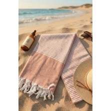 Virdis Home Selra %100 Pamuk Peştemal | Plaj, Havuz, Spa, Sauna, Seyahat Havlusu - 100X180 cm