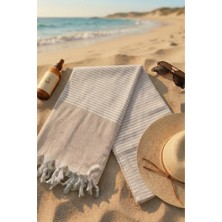 Virdis Home Selra %100 Pamuk Peştemal | Plaj, Havuz, Spa, Sauna, Seyahat Havlusu - 100X180 cm