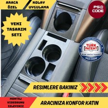 PSA Code Yeni Tasarım Citroen Berlingo-Peugeot Rifter-Proace City-Fiat Doblo-Opel Combo Uyumlu Set Bardaklık