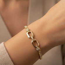 Xuping Jewelry Stil Incisi/xupıng Jewelry Henna Zirkon Taşlı Bileklik