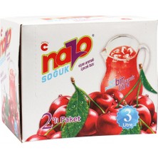 Nazo Vişne Aromalı Toz İçecek 640 gr 24'lü Paket Lezzetli ve Ferahlatıcı