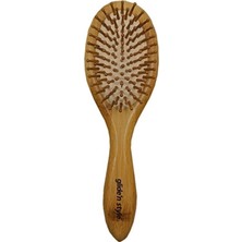 Glide'n Style GS-249 Bamboo Eco Saç Tarama Fırçası Tüm Saçlar İçin Anti-Statik Özellikler 1 Adet