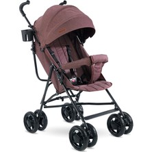 Babyhope SC-100 Kahverengi Baston Bebek Arabası 15 kg Taşıma Kapasitesi Katlanabilir Özellik