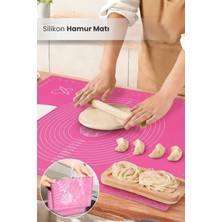 Orvila Silikon Hamur Açma Matı 50*40