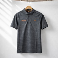 Macade Golf Tx Camo Bomber T-Shirt PO20210622 Koyu Gri