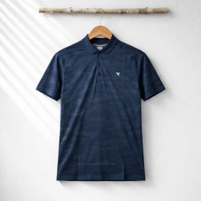 Macade Golf Tx Camo Bomber T-Shirt PO20210621 Lacivert