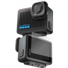 Teknoroket Gopro Hero 4K Uyumlu Temperli Cam Ekran Koruyucu 9h (Ön Lens + Arka Ekran) (2024/2025)