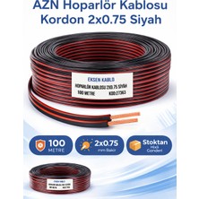Eksen 100M Metre 2*0.75MM Kordon Kablo Elektrik ve Hoparlör Kablosu
