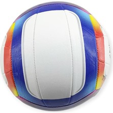 Voleybol Topu Desenli 280 gr - VB-810-BEYAZ (Lisinya)