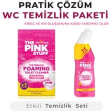 The Pink Stuff Mucizevi Tuvalet Temizleyici 750ML + Köpüren Tuvalet Temizleyici 3 Adet