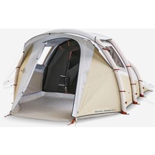 Decathlon 4 Kişilik Kamp Çadırı - Bej - Air Seconds 4.1 Fresh & Black