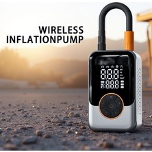 Bowie Şarjlı Araba Için Lastik Şişirme Kompresörü Tekerler Pompası Basınç Korumalı Psı Ayarlı Digital