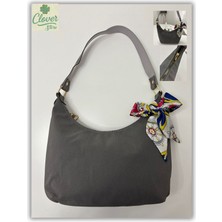 Clover Store Kadın Şal Detaylı Şık Omuz Çantası