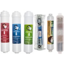 Sulook Kapalı Kasa Su Arıtma Cihazlarına Uyumlu 6'lı Filtre Seti, 10 Aşamalı Lg Membranlı